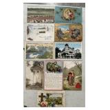 (10)VINTAGE POSTCARDS-ASSORTED/CHECK OUT THE PIC