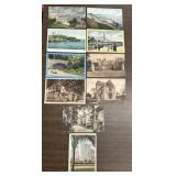 (10)VINTAGE POSTCARDS-ASSORTED/CHECK OUT THE PIC