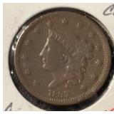 1837 U.S.A. "LARGE" CENT ***FULL LIBERTY*** (VG)