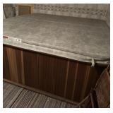SAFARI SPAS HOT TUB-A;WAYS INSIDE THE GARAGE/NO