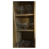 GLASSWARE FROM THE CABINET-CHECK OUT THE PIC