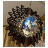 YARD/PATIO DECOR SPINNER-EAGLE & FLAG/HOUSE