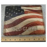GLASS CUTTING BOARD-"OLD GLORY" DESIGN/APPROX.