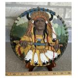 SOUTHWESTERN DESIGN DECOR ITEM ON STAND-APPROX.
