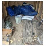 ITEMS FROM THE SHED IN THE BACK YARD AREA-ASSORTED