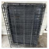 PET CRATE W/TRAY-APPROX. 32"x20"x24"