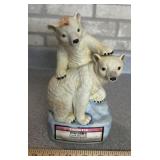 VINTAGE WHISKEY DECANTER-POLAR BEAR DESIGN