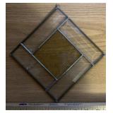 GLASS DECOR-APPROX. 7"x7"