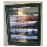 FRAMED WALL DECOR-APPROX. 9"x10"