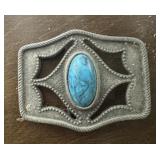 BELT BUCKLE W/STONE