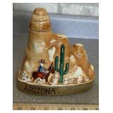 VINTAGE WHISKEY DECANTER-"SOUTHWESTERN DESIGN"/