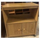 TV/MICROWAVE STAND ON CASTERS-CHECK OUT THE PIC