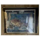 FRAMED WALL DECOR-"NATIVE AMERICAN TRIBES"
