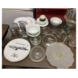 GLASSWARE ITEMS & MORE FROM THE HOME
