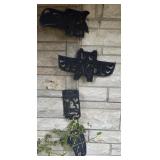 METAL YARD DECOR-APPROX. 48" IN TOTAL LENGTH