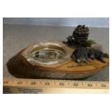 SOUVENIOR ASHTRAY/IRISH HILLS, MICH./CHECK OT THE