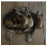 CHALK DECOR-HORSE HEADS