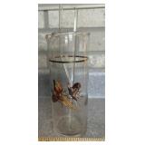 DRINK MIXER GLASS W/GLASS STIRRER-WATER FOWL