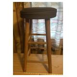 BAR STOOL W/PADDED SEAT-APPROX. 26" TALL