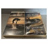 (2)VHS MOVIES-FREE WILLY 1 & 2-CHECK OUT THE PIC