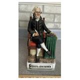 VINTAGE WHISKEY DECANTER-"JOHN HANCOCK"