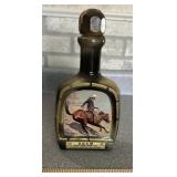 VINTAGE WHISKEY DECANTER-"FREDERIC REMINGTON"/