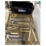 HAND TOOLS FROM THE SHOP AREA W/TOTE-CHECK OUT THE