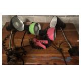 (4)CLAMP ON LIGHTS-CHECK OUT THE PIC