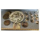 DRINK COASTERS & PLATE-CHECK OUT THE PIC