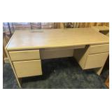 OFFICE DESK & SMALL BOOKCASE