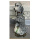 VINTAGE WHISKEY DECANTER-"POODLE DOG"/CORK DAMAGE