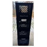 (4)STORAGE CRATES-ASSORTED