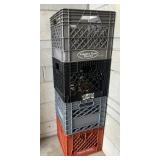 (4)STORAGE CRATES-ASSORTED
