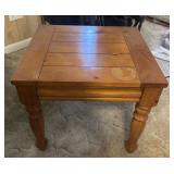 WOODEN END TABLE