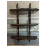 VINTAGE WALL SHELF-APPROX. 15"x18"