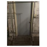 COAT RACK-36" LONG BAR W/10" EXTENSIONS