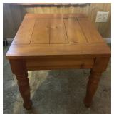 WOODEN END TABLE