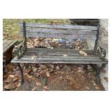 PARK BENCH-APPROX. 48" LONG-CHECK OUT THE PIC