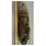 NATIVE AMERICAN DESIGN DECOR ITEM-APPROX. 14" LONG