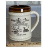 SOUVENIR MUG/CUP-"MICHIGAN/LAND OF THE LAKES"