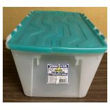 STORAGE TOTE W/FLIP TOP LID