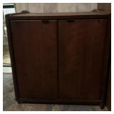 WOODEN STORAGE CABINET-APPROX. 24
