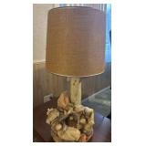 TABLE LAMP W/SHADE-COWBOY DESIGN