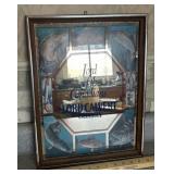 MIRRORED BAR SIGN-"LORD CALVERT"/APPROX. 17"x13"