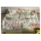 VINTAGE BLANKET-PINK FLORAL DESIGN
