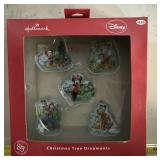"HALLMARK/DISNEY" ORNAMENTS-NIB
