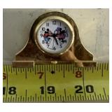 MINIATURE "MICKEY MOUSE" CLOCK-CHECK OUT THE PIC