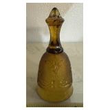 COLLECTIBLE GLASS BELL-"AMBER"