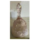 "FENTON" COLLECTOR BELL-"PINK/OPALESCENT"