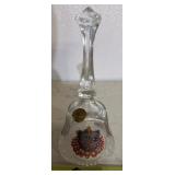 COLLECTIBLE GLASS BELL-"ARTMARK/24" LEAD CRYSTAL"/